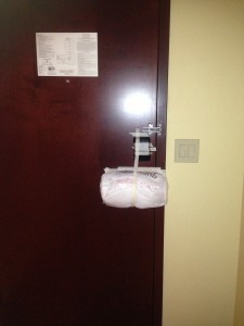 Jed-proofed hotel room door