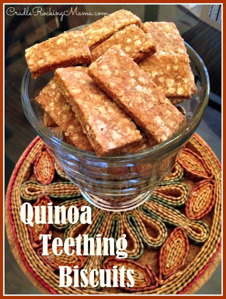 Quinoa Teething Crackers CradleRockingMama