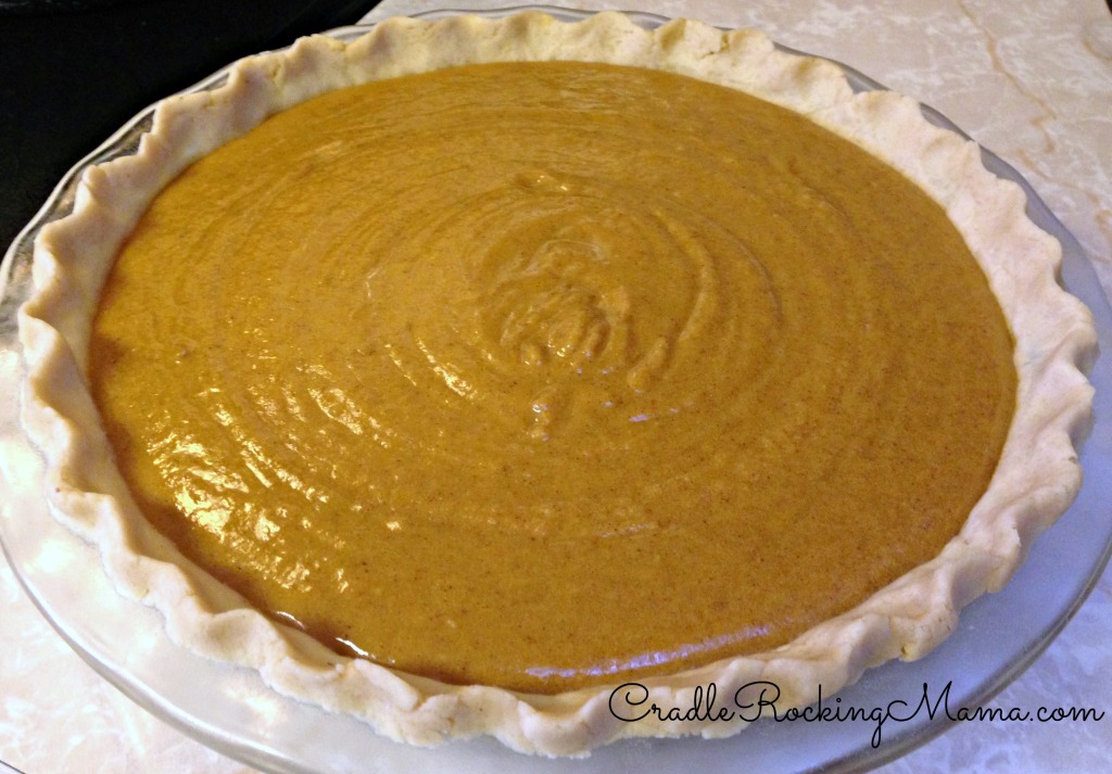 Perfect Pumpkin Pie ready to Bake CradleRockingMama.com