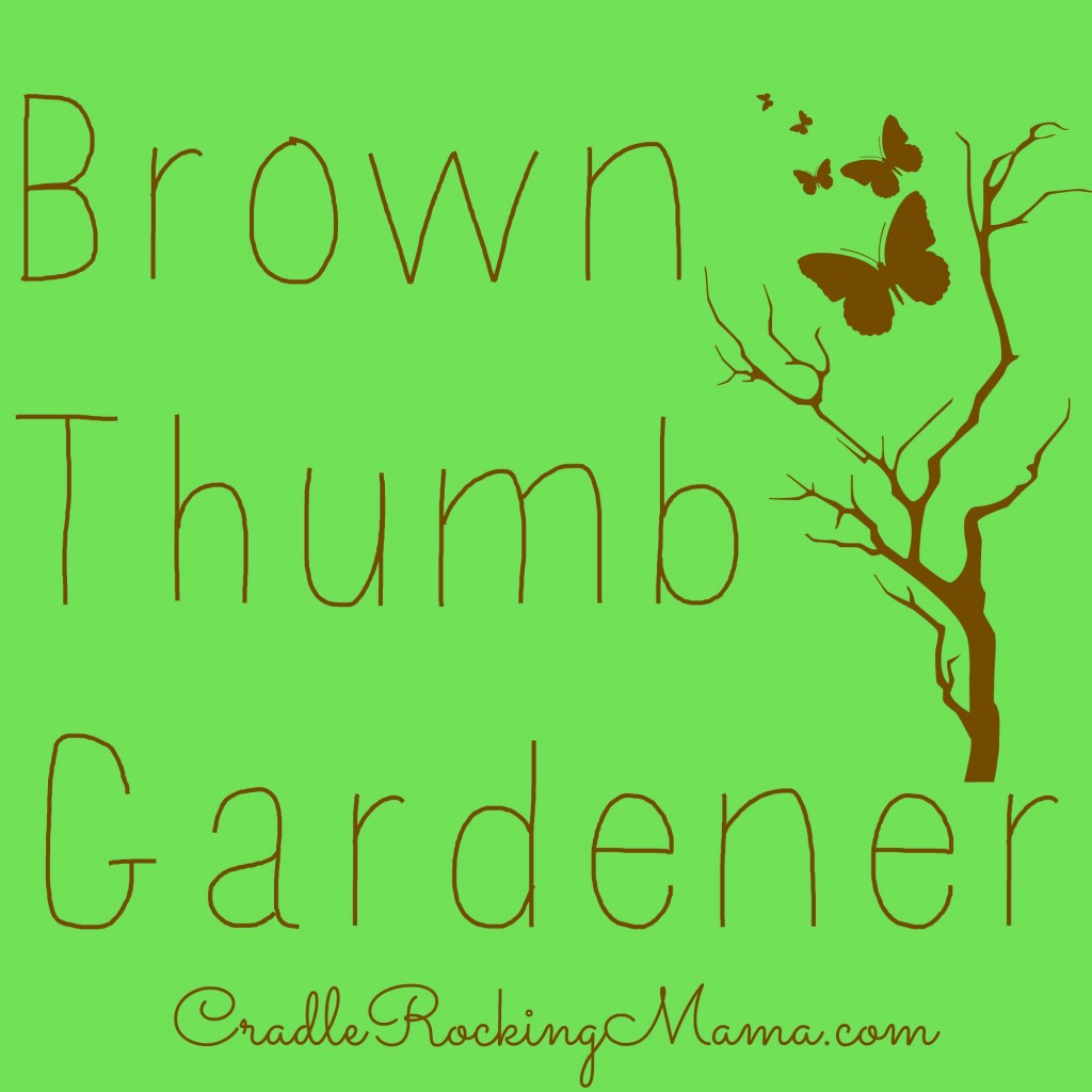 Brown Thumb Gardener cradlerockingmama.com