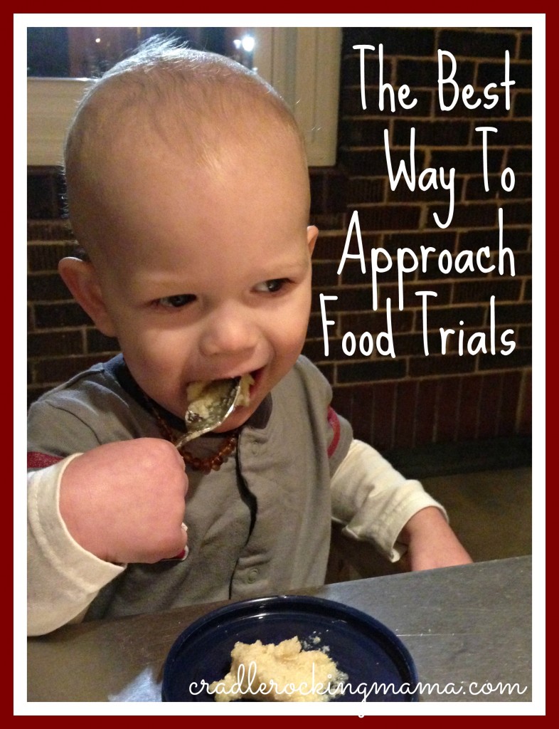 The Best Way to Approach Food Trials cradlerockingmama.com