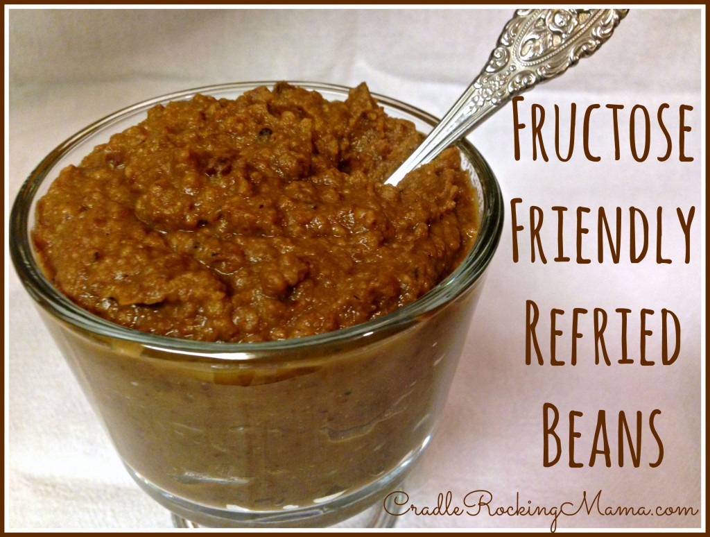 Fructose Friendly Refried Beans cradlerockingmama