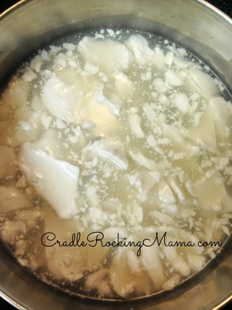 Coconut Milk in the sauce pan