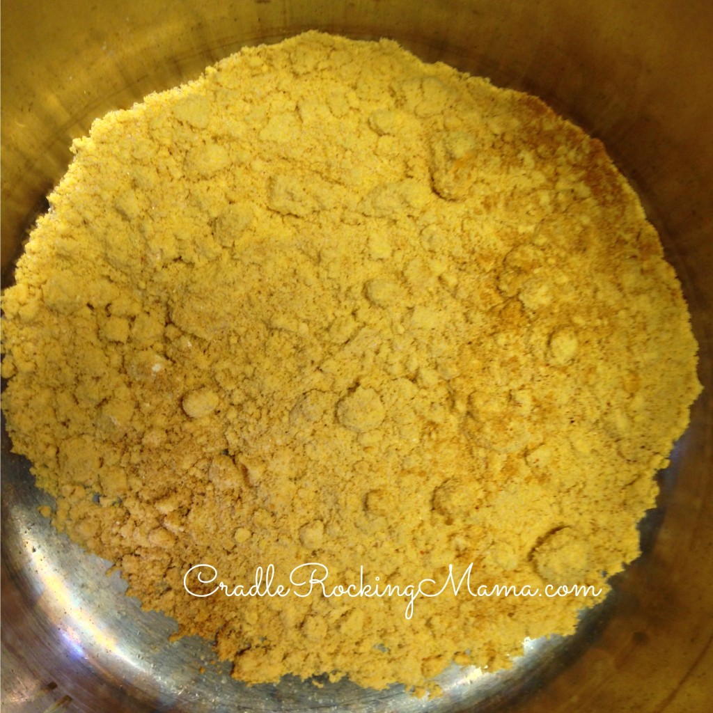 Dry ingredients for your mustard mixed together