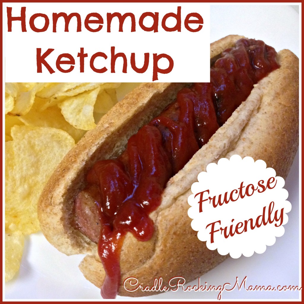 Homemade Ketchup Fructose Friendly CradleRockingMama.com