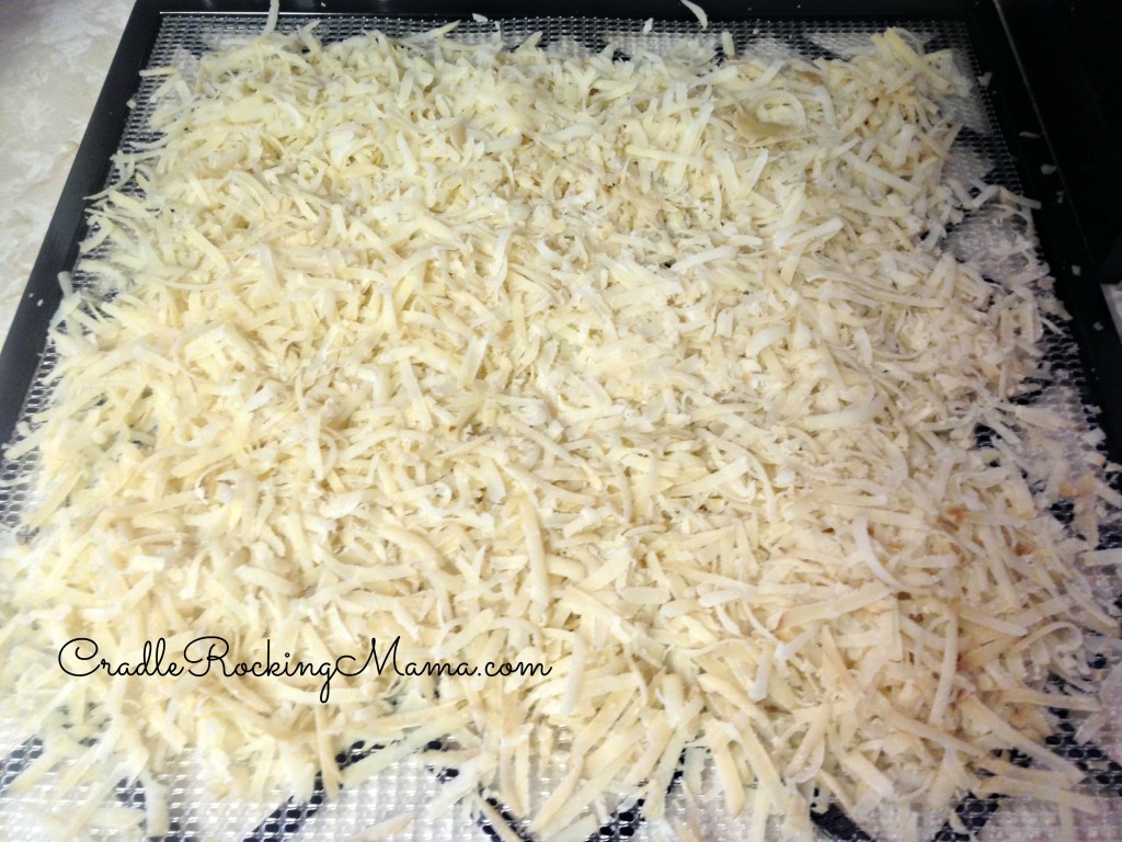 Pre Baked Hash Browns ready to Dehydrate CradleRockingMama