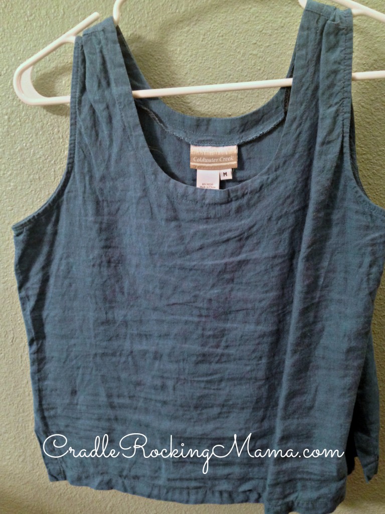 Coldwater Creek Tank Top CradleRockingMama.com