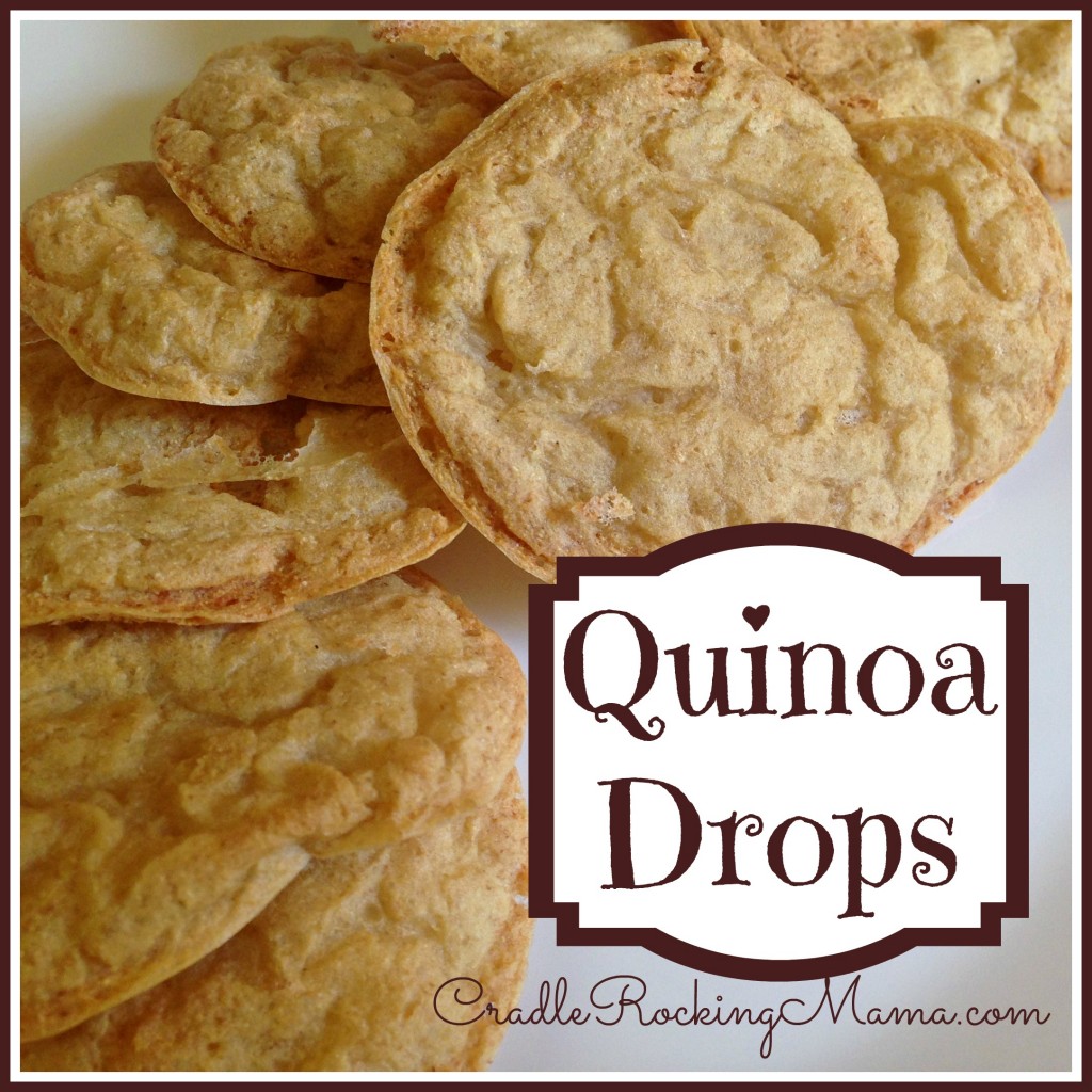 Quinoa Drops Recipe CradleRockingMama.com