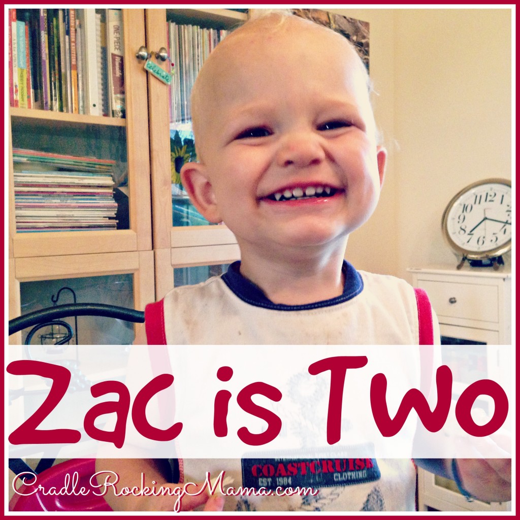Zac is Two CradleRockingMama.com