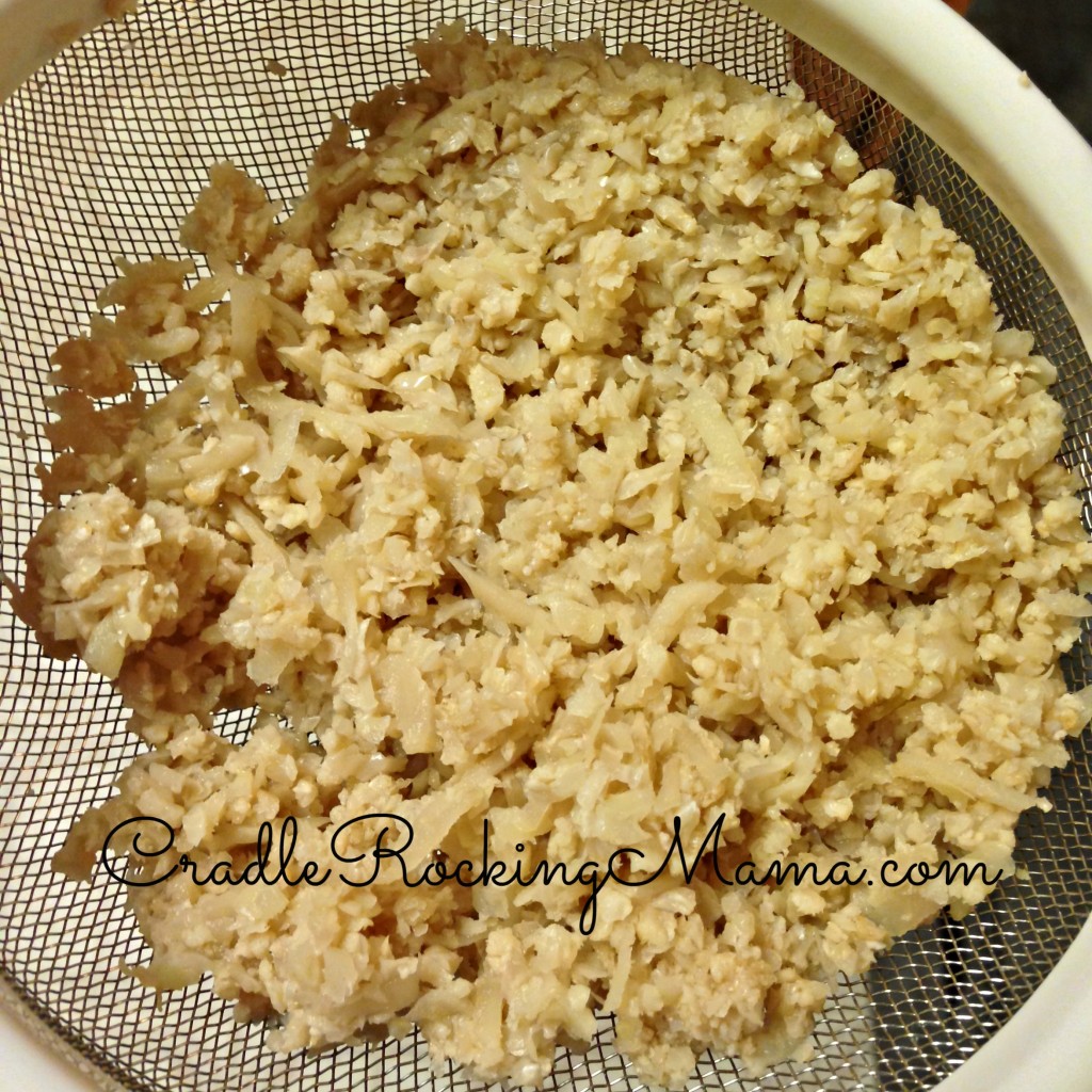 Rehydrated Cauliflower CradleRockingMama.com