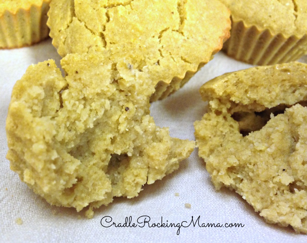 Bite of Banana Muffin CradleRockingMama.com