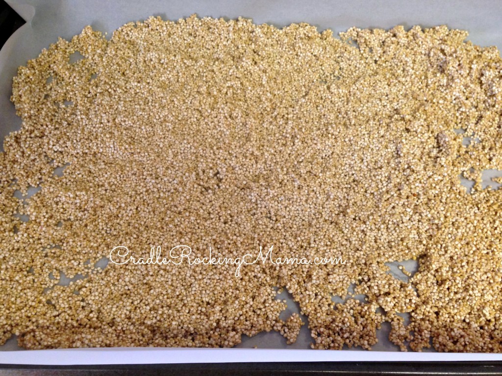 Drying Quinoa CradleRockingMama.com