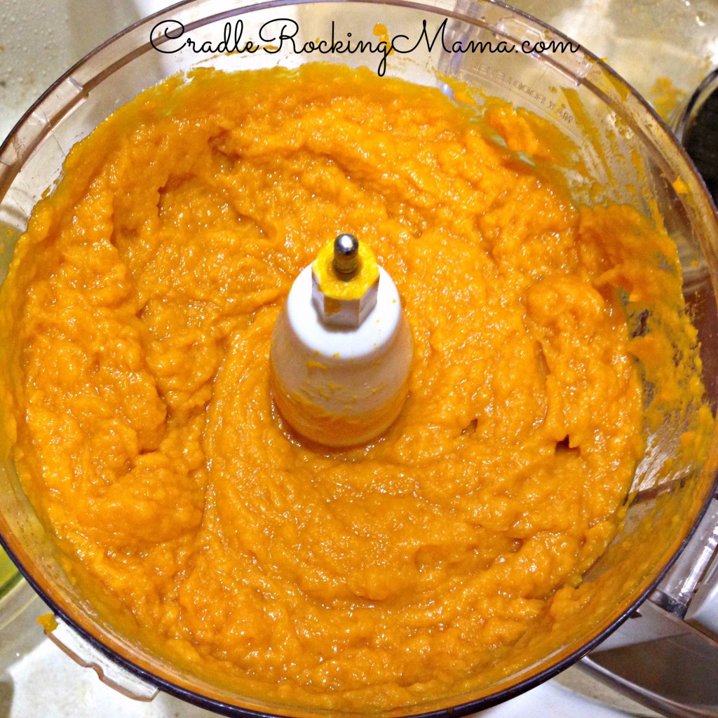 Processed Pumpkin Puree CradleRockingMama.com