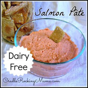 Salmon Pâté Dairy Free CradleRockingMama.com