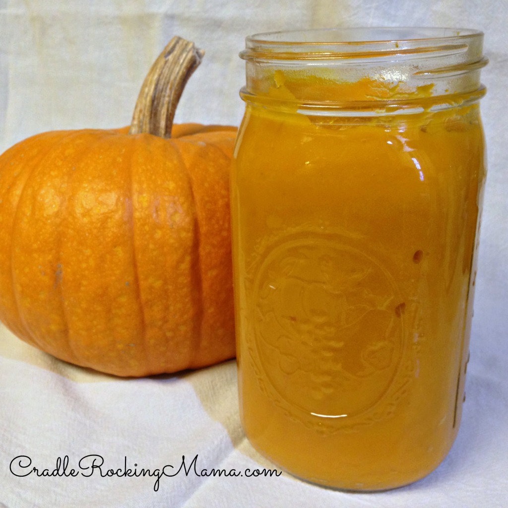 Yummy Pumpkin Puree CradleRockingMama.com