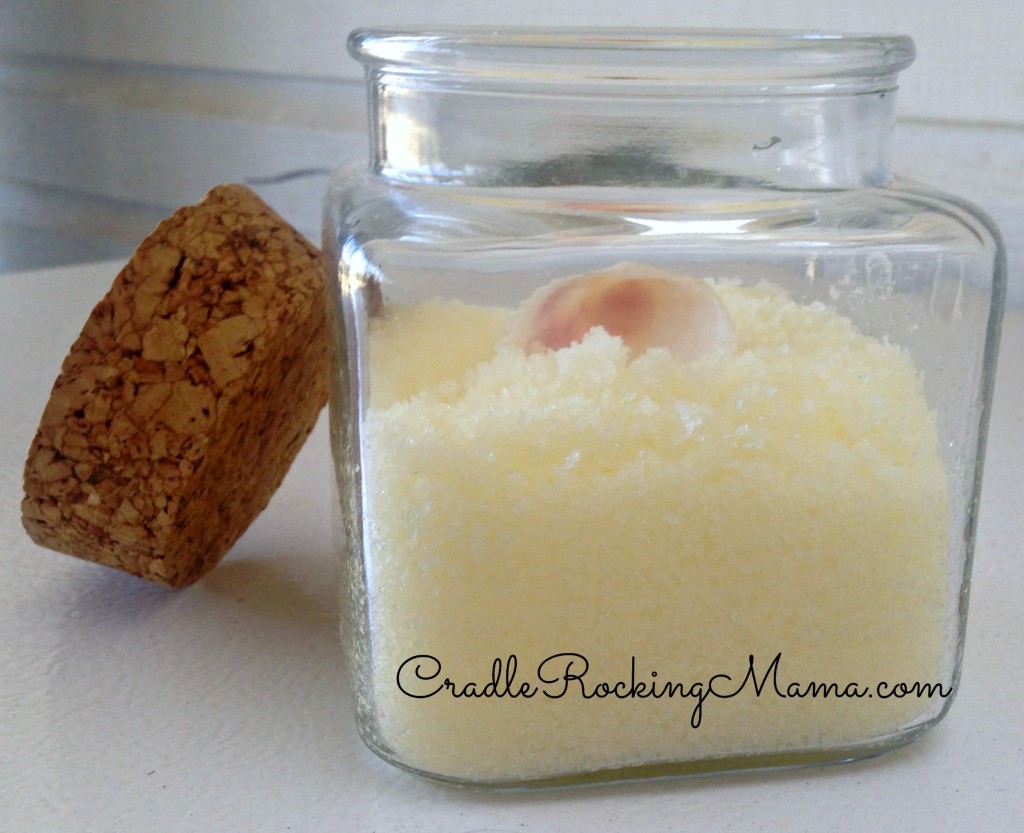 Sea Salt Scrub 1 CradleRockingMama.com