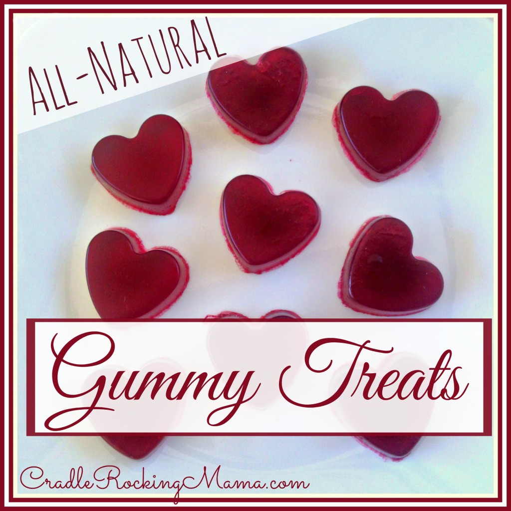 All Natural Gummy Treats CradleRockingMama.com