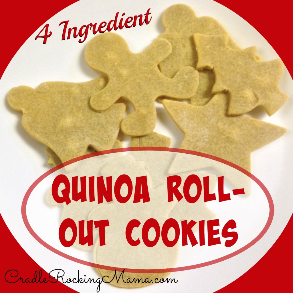 Quinoa Roll Out Cookies CradleRockingMama.com