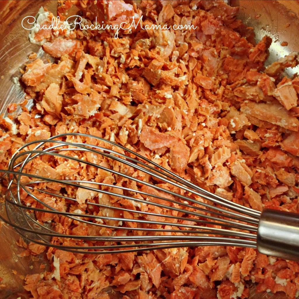 Flaked Salmon CradleRockingMama.com