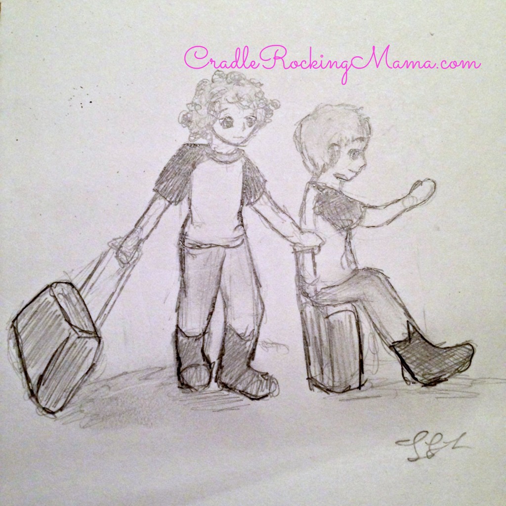 Awesome Sketch of the Boys CradleRockingMama.com